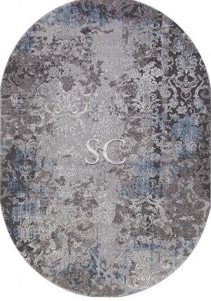 Ковер Armina 03852 blue/blue овал