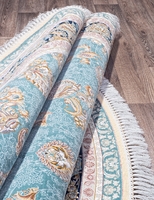 Ковер Иранский Farsi 1500 G136 blue круг