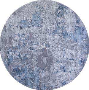 Ковер Armina 03851 blue/blue круг