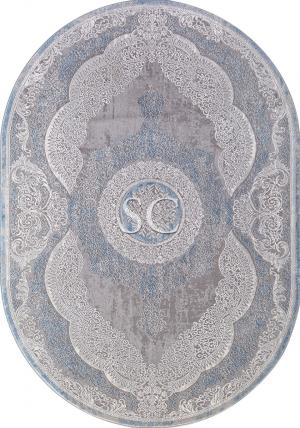 Ковер Armina 03880A blue/blue овал