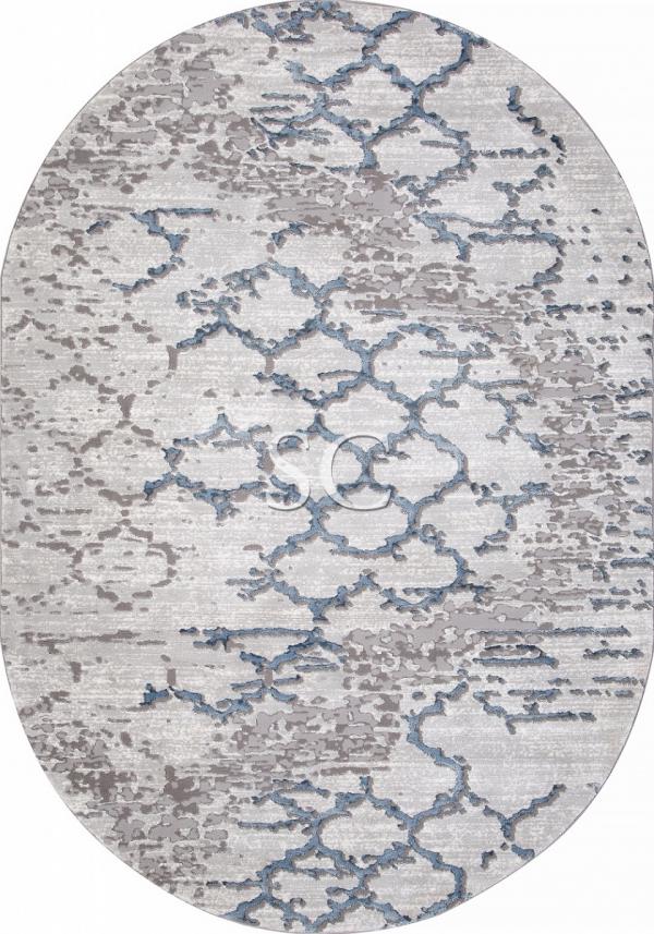 Ковер Armina 03854 blue/blue овал