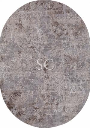 Ковер Armina 03851 grey/brown овал