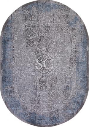 Ковер Armina 03878 blue/blue овал